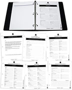 Homeowner's Book of Records Binder, Organize Household Receipts and Home Repair Record Keeping (Black - 2 Pack) - Image 4