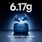 Raycon Everyday Clip-On Earbuds, Open Ear & Water Resistant, 30Hr (Blue) - Image 4