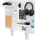 VIVO White Clamp-on 20 x 24 inch Desk Pegboard, PP-DK24W by VIVO