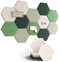 Fluxynara Extra Large 12-Pack Felt Bulletin Board Tiles, Sagewood by FLUXYNARA