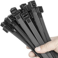14 Inch Black Large Zip Ties Heavy Duty 600 Pack Cable Ties 300 LBS by Eletoo