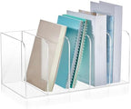 Suzile Clear Acrylic Magazine File Holder, Classic, 14.2 x 7.2 x 6.5 Inch by Suzile