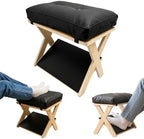 Foot Rest Under Desk, Ergonomic Wooden Desk Foot Rest by Unknown
