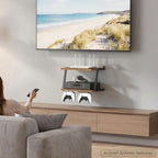 MAHANCRIS Floating TV Shelf, 2 Tier Projector Shelf for DVD Players - Image 6