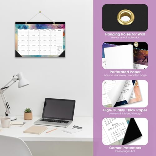 Taja 3 Pack of Desk Calendar 2026-2027, Jul 2026-Dec 2027, 17" x 12" - Image 4