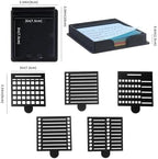 Sticky Note Holder with Template Dispenser for 3x3 Notes Desk Organizer 2 Pack - Image 6