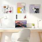 Wall File Organizer for Office, 6 Pack Metal Wall Baskets Wall File Holder - Image 3