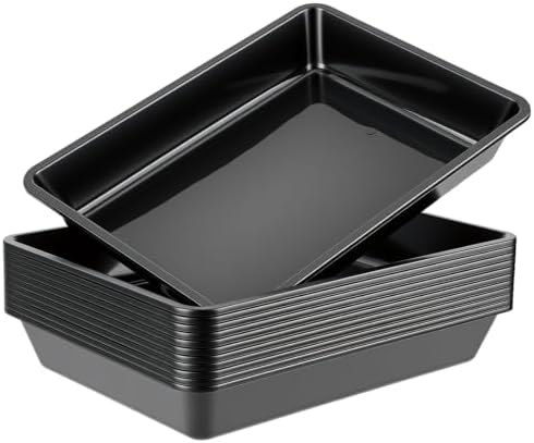 Defresit 12 Pcs Letter Size Flat Storage Paper Trays for Classroom by Defresit