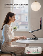 Lamicall Aluminum Laptop Stand for Desk for MacBook Neo Air Pro 10-17.3'' - Image 4