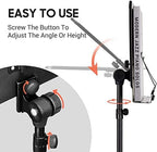 CAHAYA Sheet Music Stand Dual-use Convert to Desktop Stand Adjustable Black - Image 5