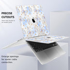 May Chen for MacBook Pro 16 inch A2141 2020 2019 Release, Screen Protector & Keyboard Cover Plastic Soft-Touch Case for MacBook Pro 16-inch with Touch Bar & Touch ID - Blue Butterfly - Image 6