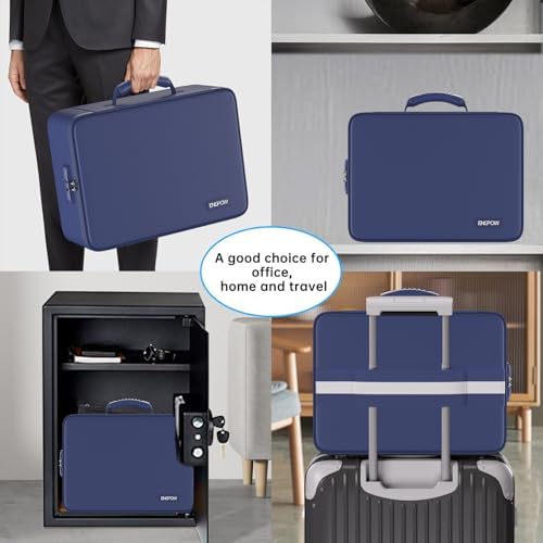 ENGPOW Fireproof Document Organizer Bag with Lock ＆ Accordion File Folder - Image 6