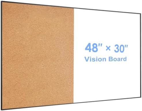 ARCOBIS Cork Board White Board Combo for Wall by ARCOBIS