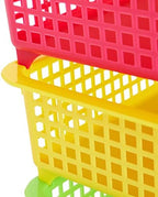 Bright Creations Teacher Supplies Letter Tray Organizer - 6-Pack Rainbow, 9 x 13 x 3 in - Stackable Paper Trays for Classroom & Teacher Desk Organizer - Image 5