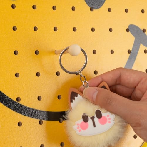 Smile Neon Pegboard Wall Organizer, 15.7 Inches - Image 5