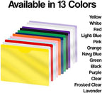 Black Plastic Folders with Closed Sides, Doctor Stuff, Letter Size, Clear Front Top Loading Job Jacket, Documents Holder for Office, High School and Medical Files, Pack of 50 - Image 7