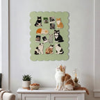 Scalloped Bulletin Board 24x18 inches, Decorative Felt Pin Board for Wall - Image 5