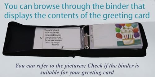 Greeting Card Organizer & Storage,Christmas Card Book,120 Sleeve - Image 3
