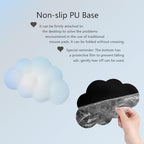 Blue Cloud Mouse Pad and Keyboard Wrist Rest 4PCS Extended Large Stars Desk Mat Pad Set Memory Foam Non-Slip Ergonomic Cute Gaming Mouse Pad Wrist Support for Computer Laptop Home Office - Image 5