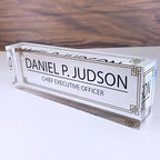 Custom Acrylic Name Plate Personalize Desk Plaque for Office Hospital Teacher Decoration Display - Image 2