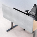 Universal Desk Privacy Panel – Heavy-Duty Desk Divider & Office Partition - Privacy Screen for Workspaces & Cubicles (1-Pack, 60" x 24") by COREMINDED