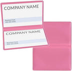 StoreSMART - Pink Folding Business Card Holders - 250 Pack - Polypropylene Plastic (RPP2915P-250) by StoreSMART