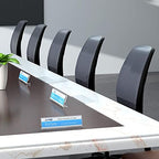 AITEE 12 Pack Acrylic Name Plates L-Shaped Display Holder for Office Desks - Image 5