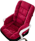 Desk Chair Cushion with High Back Support Office Chair Pad with Non-Slip Bottom Soft Cute Pink Seat Cushion for Office Car Gamer Home Kitchen by Unknown