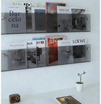ROYALITA 2-Pack Acrylic Magazine Holder Brochure Holder, Gray 36 Inch - Image 5