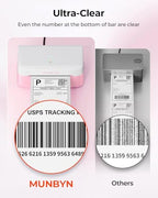 MUNBYN Bluetooth Thermal Label Printer, Wireless 4x6 Shipping Label Printer - Image 2