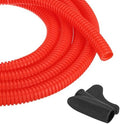 MECCANIXITY 3/8" 100ft Split Wire Loom Tubing w/Installation Tool Red by MECCANIXITY