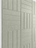Felt Bulletin Board Tiles | Modern Cork Board Alternative | Large Cork Boards for Walls | Aesthetic Felt Wall Panels for Office & Home Decor | Pinboard & Photo Board (12-Pack) | Sage by DesignerManufacturerofInnovativeBulletinBoardSolutionsforHomeOffice