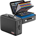 DocSafe Fireproof Document Box Hard Case with Lock ＆ Accordion File Folder by DocSafe
