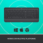 Logitech Signature K650 Comfort Full-Size Wireless Keyboard - Graphite - Image 6