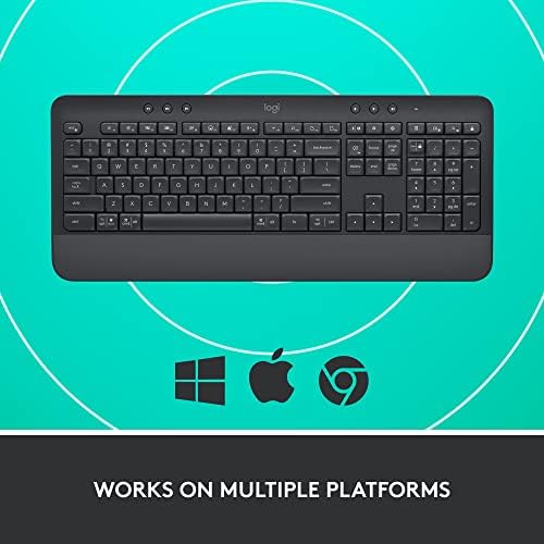 Logitech Signature K650 Comfort Full-Size Wireless Keyboard - Graphite - Image 6