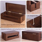 Cable Management Box, Solid Wood Cord Hider, Large Wire Organizer - Image 7