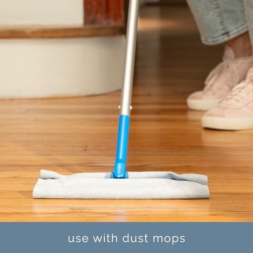 S&T INC. Microfiber Cleaning Cloth, 100 Pack, 11.5" x 11.5", Blue - Image 6