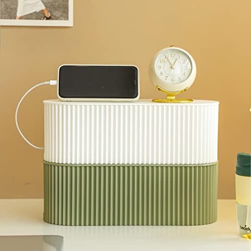 FABROK Cable Management Box, Cord Hider Box with Lid, Large, White - Image 7