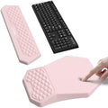 Ergonomic Mouse Pad with Wrist Rest & Keyboard Wrist Rest Support Set by abcmat