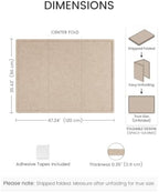 Fluxynara 47.2" x 35.4" Large Bulletin Board, Taupe - Image 2