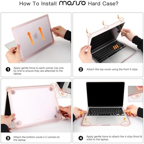 MOSISO Compatible with MacBook Air 13 inch Case M5 2026 M4 M3 M2 2025-2022 - Image 6