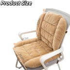 Desk Chair Cushion Office Chair Cushion Seat Cushion with Back Support Integrated Pad with Fixed Band for Sedentary Individuals - Image 2