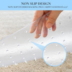 Office Chair Mat, 46" x 60" Transparent Desk Chair Mat for Low Pile Carpeted Floor, Easy Glide Carpet Floor Protector Mat for Home and Office - Image 3