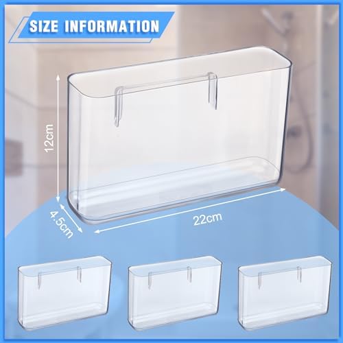 Suzile 6 Pack Wall Mount Organizer Storage Organizer Bins, Big - Image 2