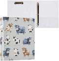 Cute Cows 3 Ring Binders 1.5 Inch Clear View Three Ring Binders Versatile Binder for Work School Office Supply 1 Pack by Unknown