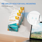 KTRIO 4 Tier Acrylic Brochure Holder 6 x 9, 2 Pack, Desktop/Wall Mount - Image 5