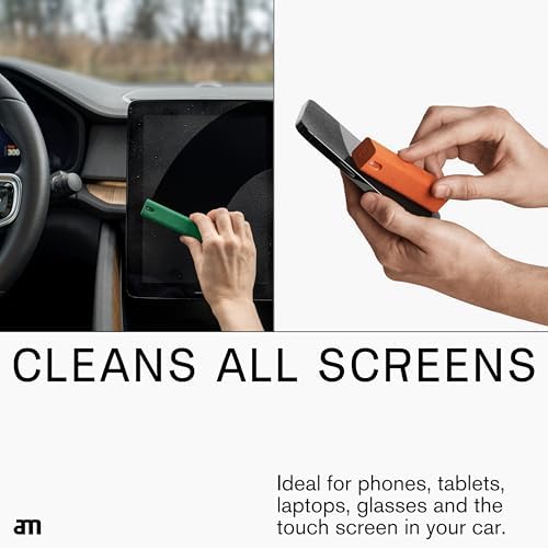 am Screen Cleaner Mist Spray with Microfiber Cloth Around – Alcohol-Free, Streak-Free Screen Cleaning Kit for Smartphones, Tablets, Laptops, Smart TVs & Car Screens, 1 Pack, Blue - Image 6
