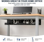 32" Under Desk Cable Management Tray, Capacity Metal Cord Organizer - Image 7