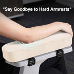 Smiry Memory Foam Office Chair Armrest Pads, Non-Slip Armrest Cushion - Image 4
