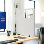 VIVO Gray Freestanding 24 x 24 in Privacy Panel, PP-1-V024G-S - Image 2